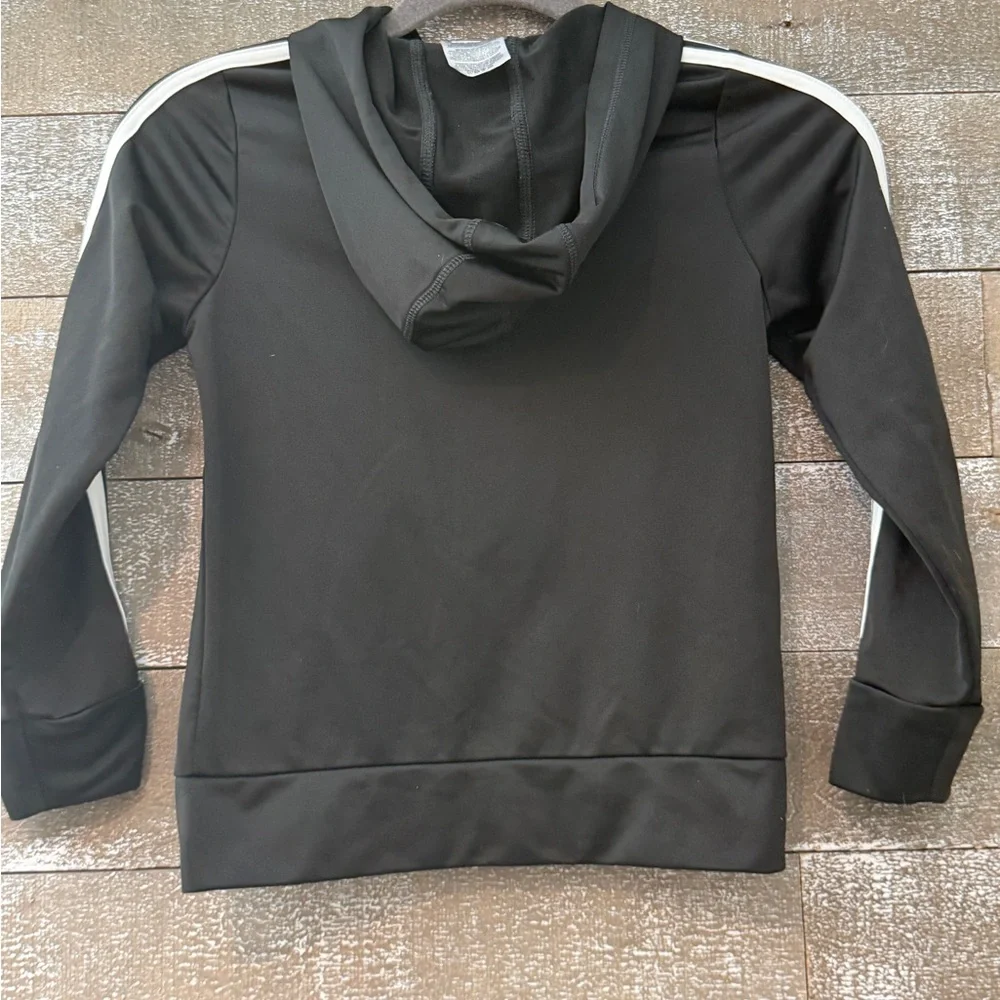 Adidas‎ Boys Black Regular Fit Jacket w/ hood.